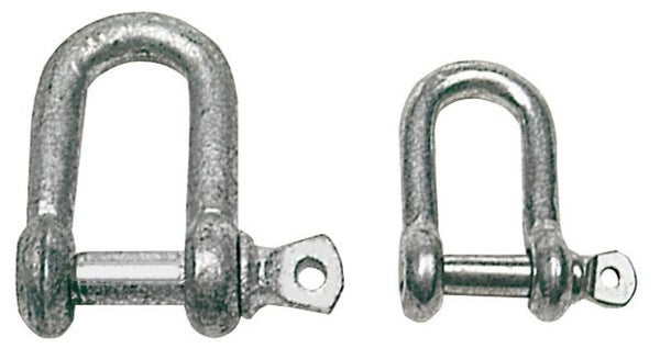 Galvanized shackle 10 mm