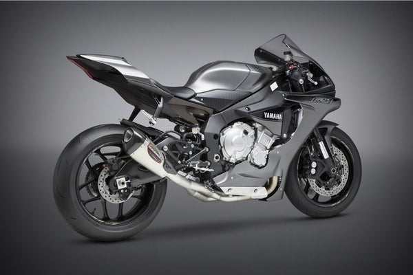 Yoshimura 3/4 System Exhaust Yamaha Yzf-R1/M/S 2015-19 Race Alpha T 3Qtr Ti-Ti-C