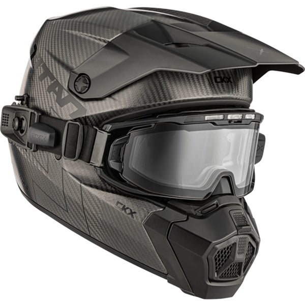 Copy of CKX Helmet Titan AMS Pro Matt Carbon + Heated Photochromic Goggles