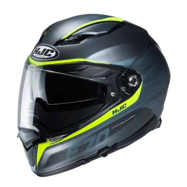 HJC Helmet F70 Feron Yellow MC4HSF