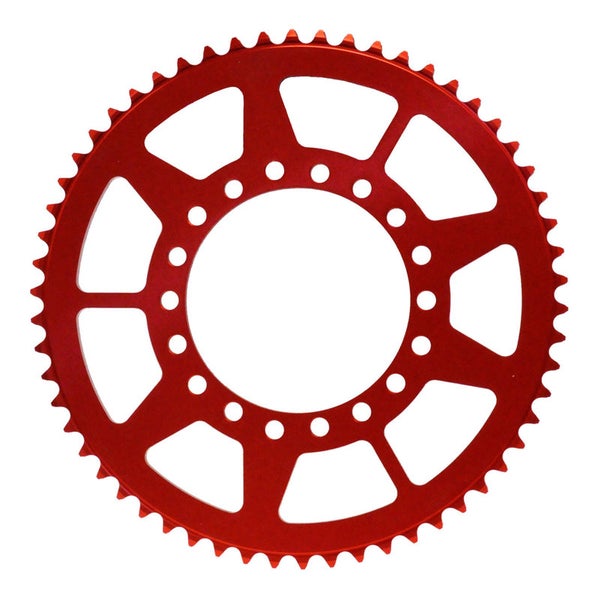 Forte Rear sprocket, 65 teeth (420) &Oslash;100mm, Red Alu., Fantic 50cc 07-19