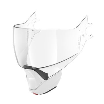 Shark visor Evojet, clear, white chin